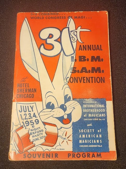 31st Annual IBM SAM Convention Souvenir Program - July 1 - 4, 1959