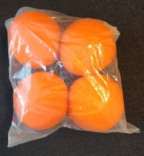 3 Inch Soft Sponge Ball Orange Pack Of 4 From Magic By Gosh