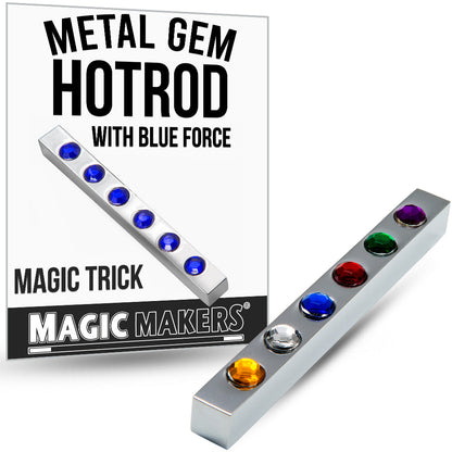Silver HOTROD with BLUE Force