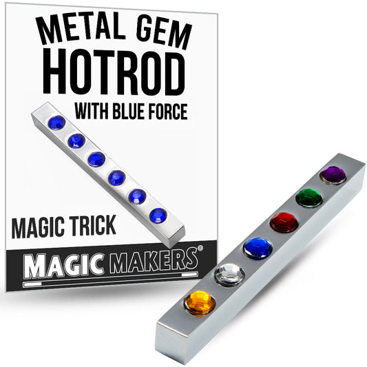 Silver HOTROD with BLUE Force