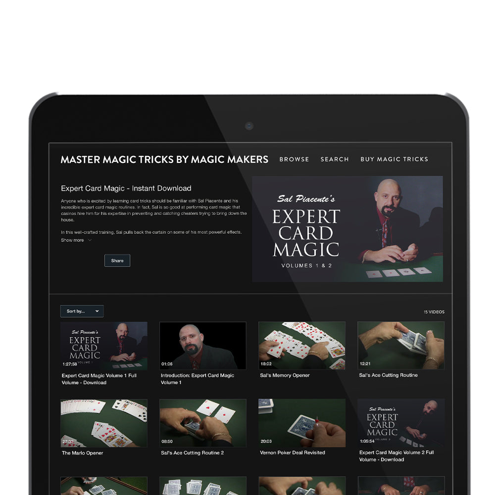 Expert Card Magic 2 Volume Digital Download Edition