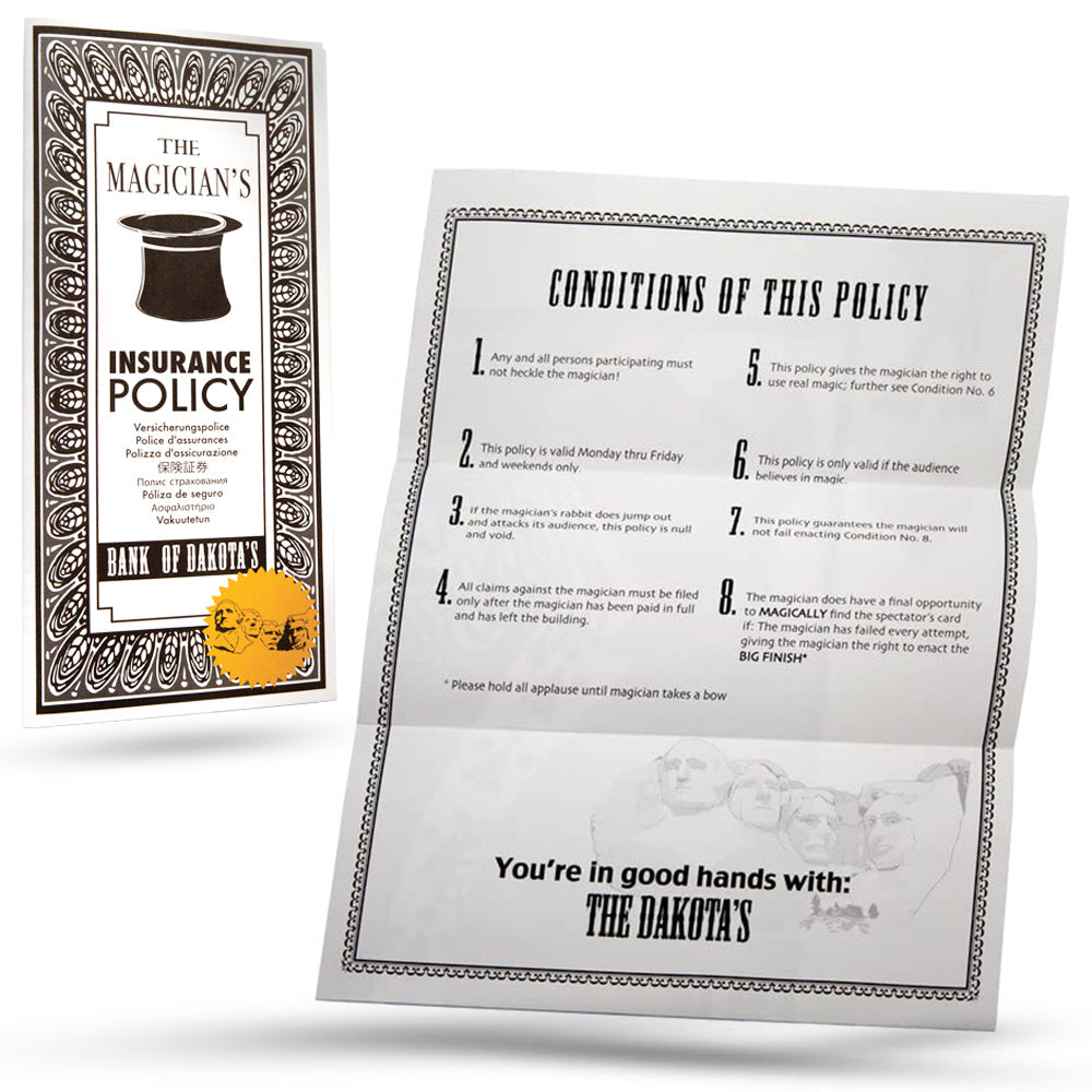 Ultimate Magician's Insurance Policy