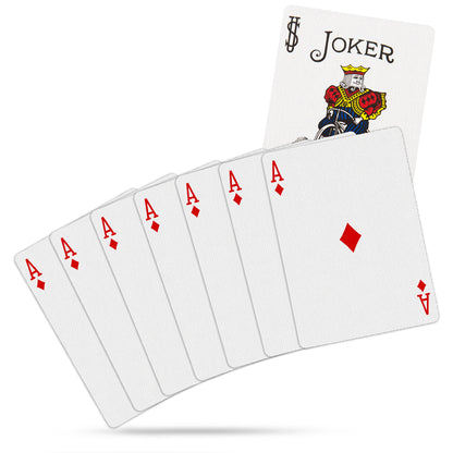 Magic Color Aces Card Trick with Special Bicycle Cards Included