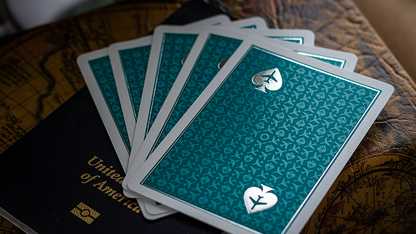 Limited Edition Lounge  in Terminal Teal by Jetsetter Playing Cards