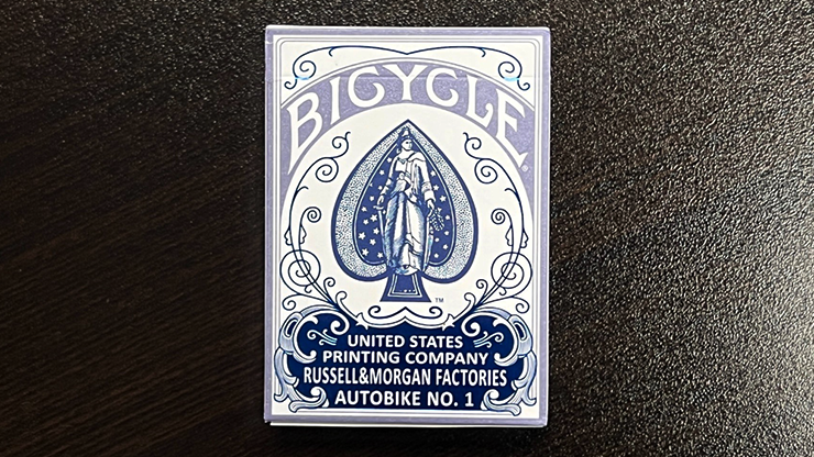 Bicycle Foil AutoBike No. 1 (Blue) Playing Cards