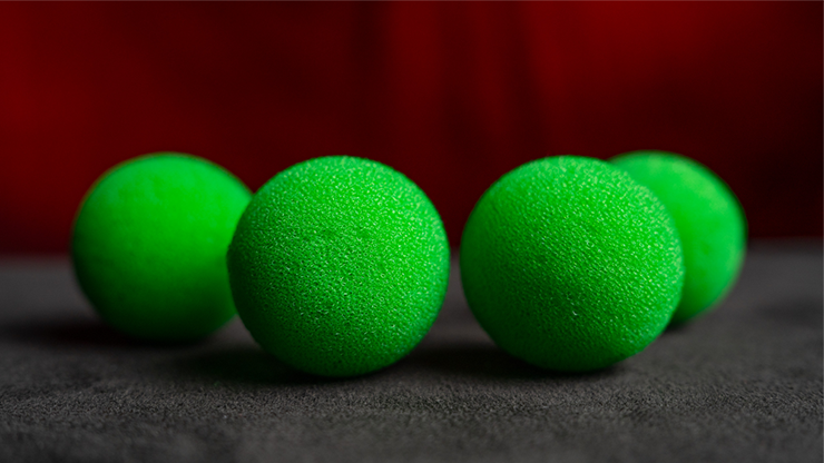 Magic Sponge Balls 4PK GREEN 1.5" by Murphy's Magic