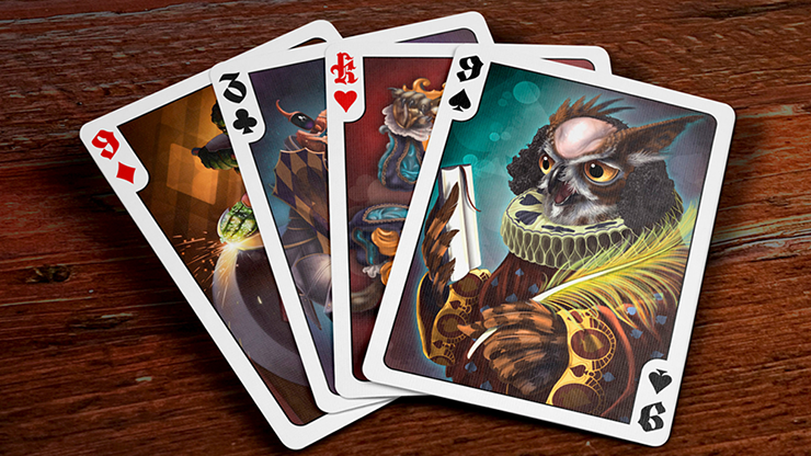 The Animal Instincts Poker and Oracle (Minstrel) Playing Cards