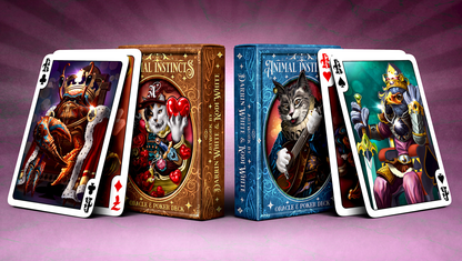 The Animal Instincts Poker and Oracle (Minstrel) Playing Cards