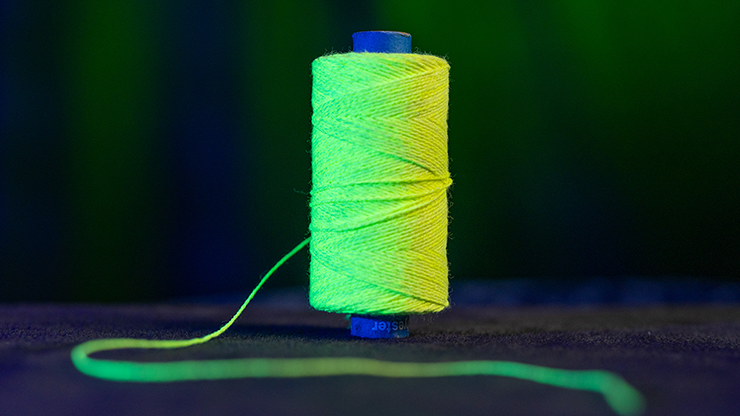 WGM UV GLOW GYPSY THREAD YELLOW REFILL SPOOL by Murphy's Magic