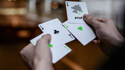 Tempo Green Playing Cards