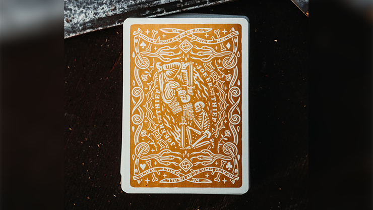 JT Crown (Gold) Playing Cards by Joker and the Thief