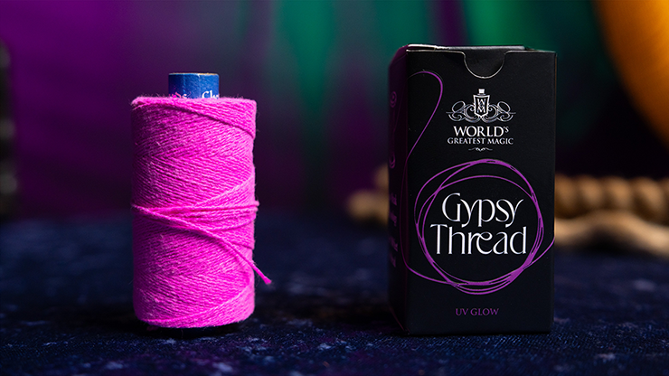 WGM UV GLOW GYPSY THREAD PINK REFILL SPOOL by Murphy's Magic