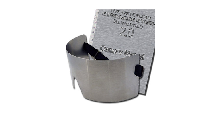 Stainless Steel Blindfold 2.0 by Richard Osterlind