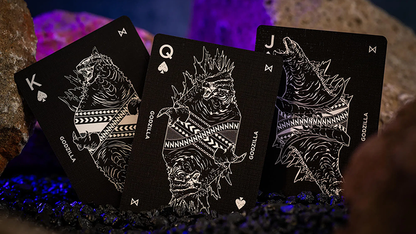 Godzilla x Kong: The New Empire Playing Cards - Godzilla (Black) Standard Edition