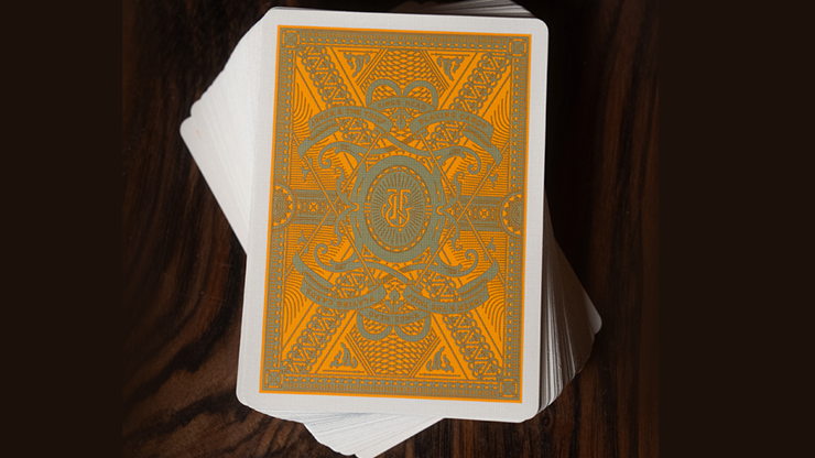 Kings Head (Green & Yellow) Playing Cards  by Joker and the Thief