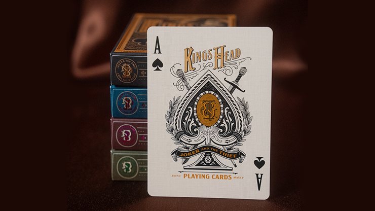 Kings Head (Purple and Rose) Playing Cards  by Joker and the Thief