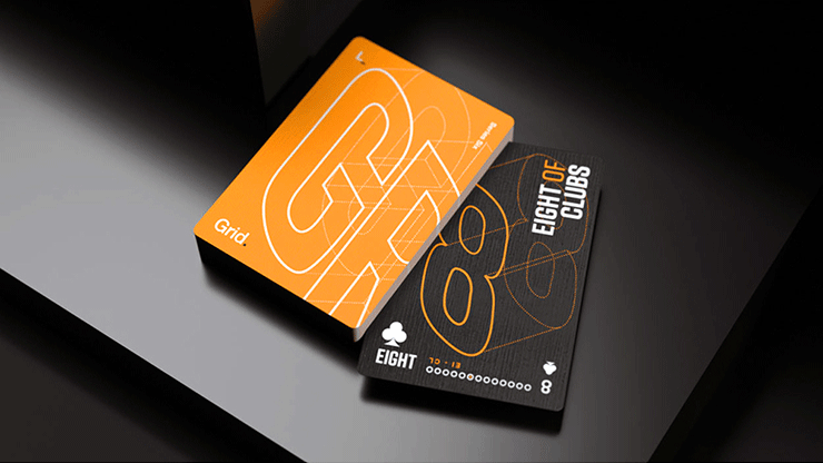 Grid Series Six- Typographic Playing Cards