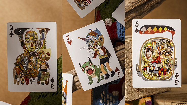 Bicycle Reen Barrera Muscle Land Playing Cards