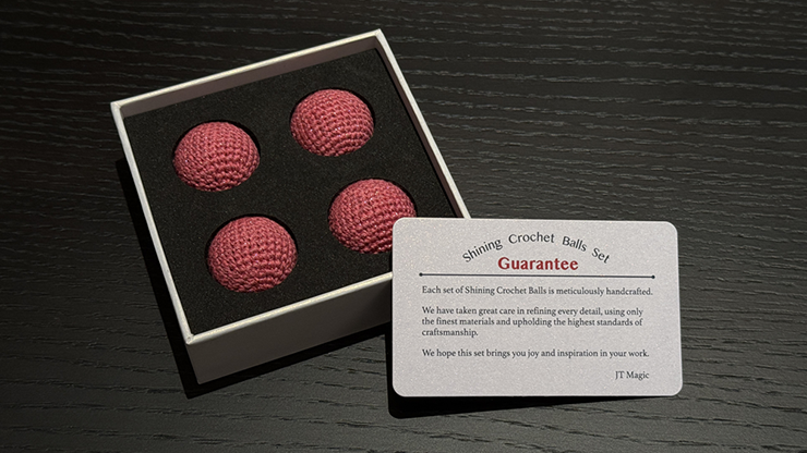 Shining Crochet Balls (Light Pink) by JT Magic