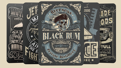 Black Rum Playing Cards