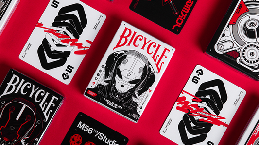Bicycle Machine56 R-TYPE/3 White Playing Cards by RunIt Decks