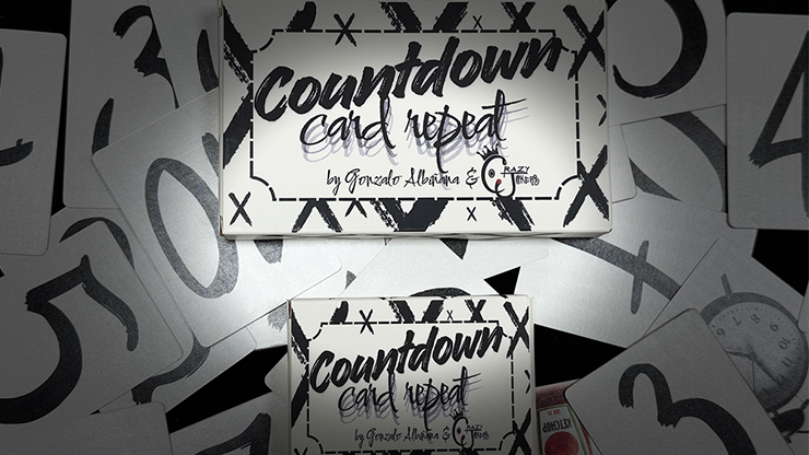 Countdown Repeat by Gonzalo Albiñana & CrazyJokers (Parlor/Stage Size)