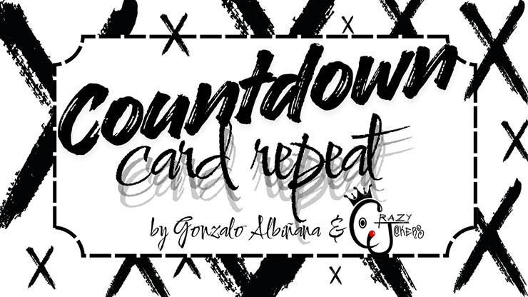 Countdown Repeat by Gonzalo Albiñana & CrazyJokers (Parlor/Stage Size)