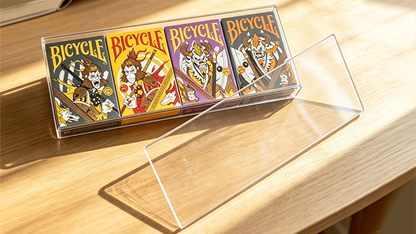Plexiglass Card Case (4 Deck Case) by MS Magic