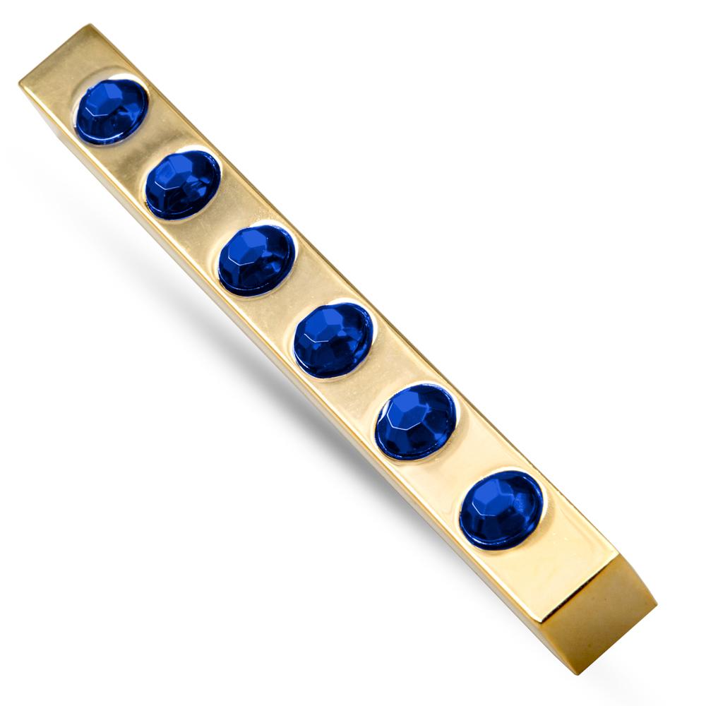Metal Gem HotRod - Gold with Blue Force