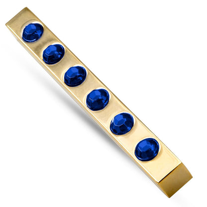 Metal Gem HotRod - Gold with Blue Force
