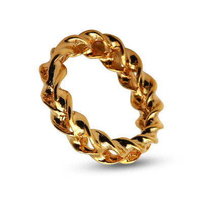 Gold Optical Illusion Ring
