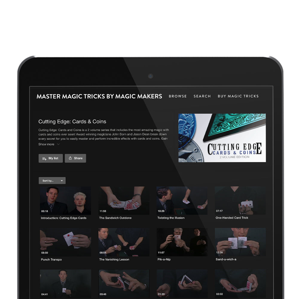Cutting Edge: Cards and Coins - DVD + Digital Access