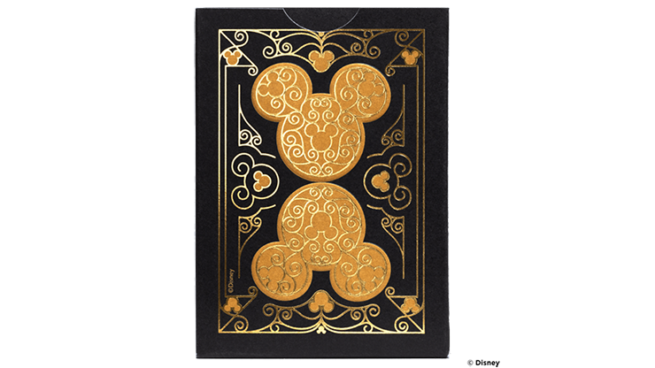Bicycle Disney Mickey Mouse (Black and Gold) by US Playing Card Co