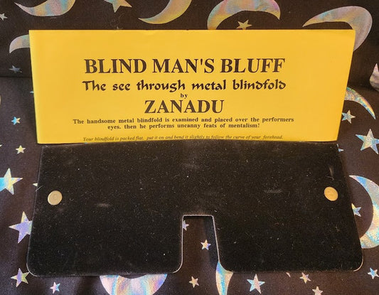 Blind Man's Bluff The see through metal blindfold by Zanadu