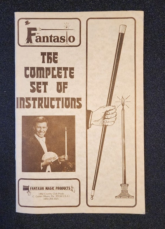 Fantasio The Complete Set Of Instructions