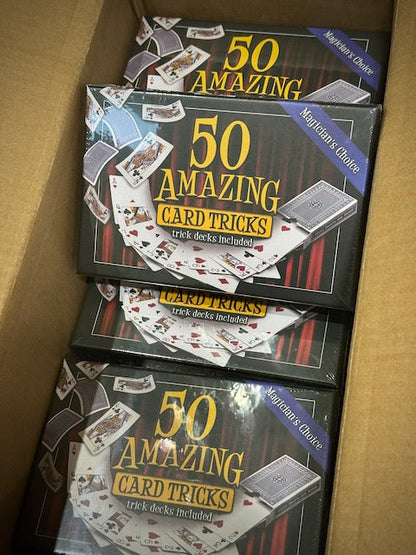 Magic Makers 50 Amazing Card Tricks Kit Deluxe Edition