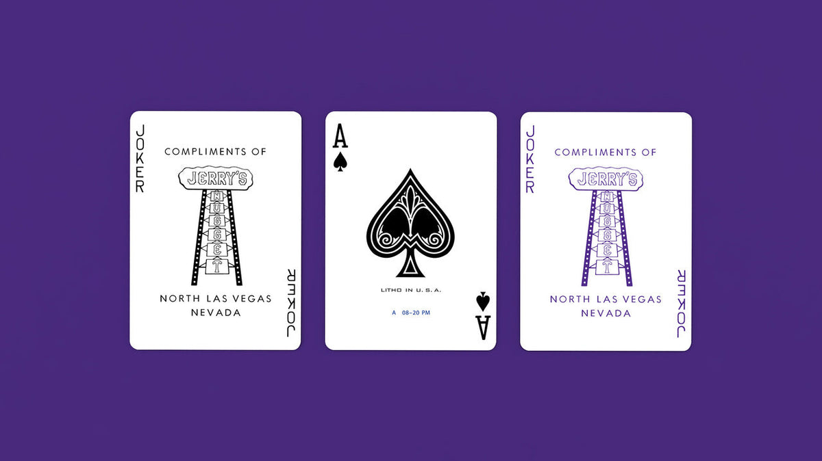 Jerry's Nugget Playing Cards Royal Purple Edition