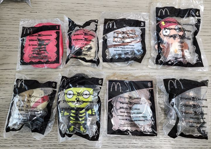 McDonald's Happy Meal Toys Disney Pirates of the Caribbean