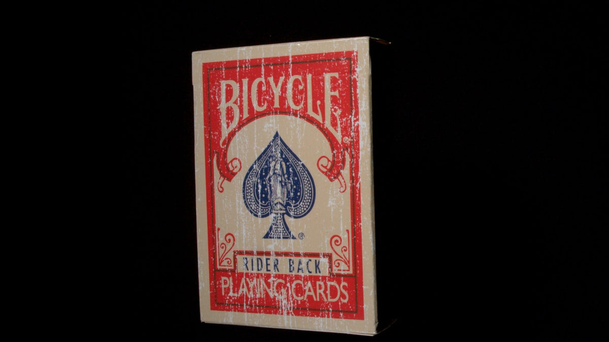 Bicycle Rider Back Faded Red Deck