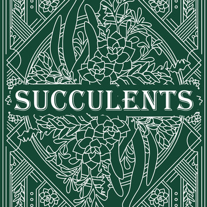 Succulent Playing Cards