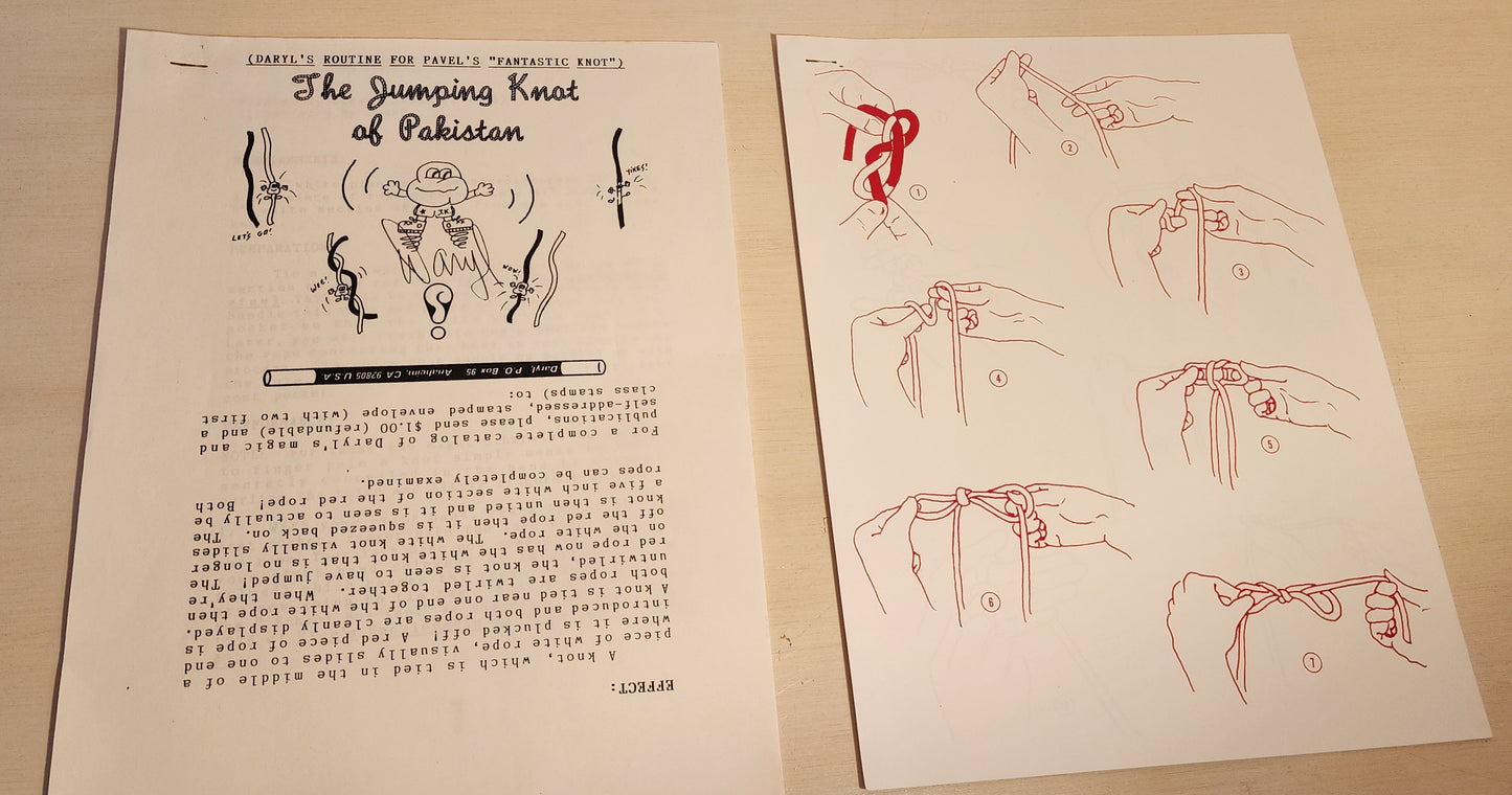 The Jumping Knot Of Pakistan - Daryl's Routine For Pavel's Fantastic Knot - Instructions Only