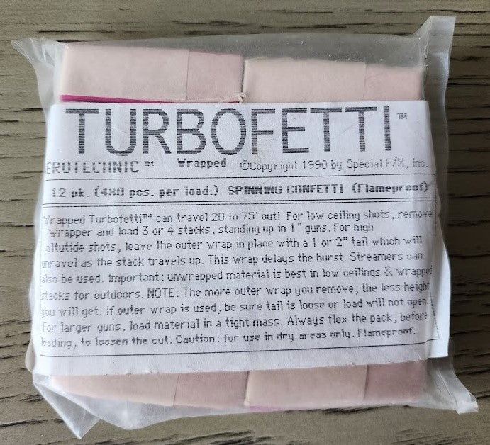 Turbofetti Wrapped by Aerotechnic (1 Dozen)