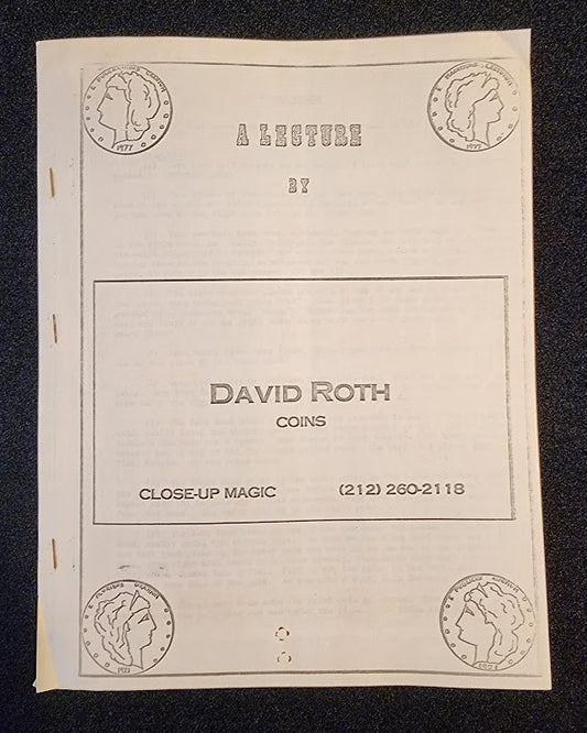 A Lecture By David Roth Coins