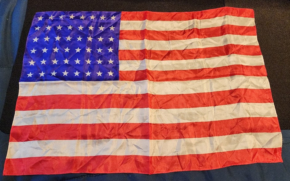 American Flag Silk 24X15