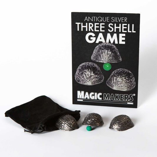 Antique Silver 3 Shell Game