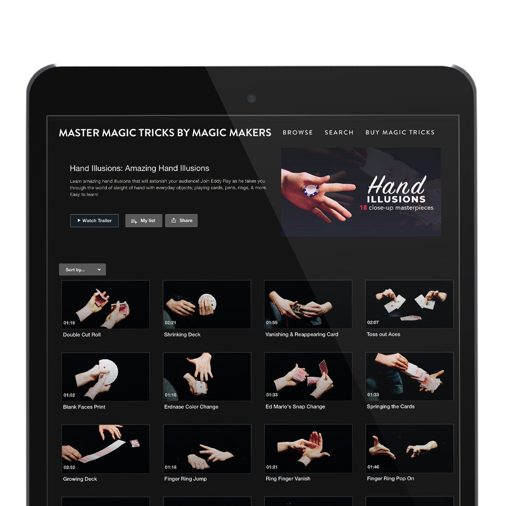Easy Hand Illusions - DVD + Digital Access