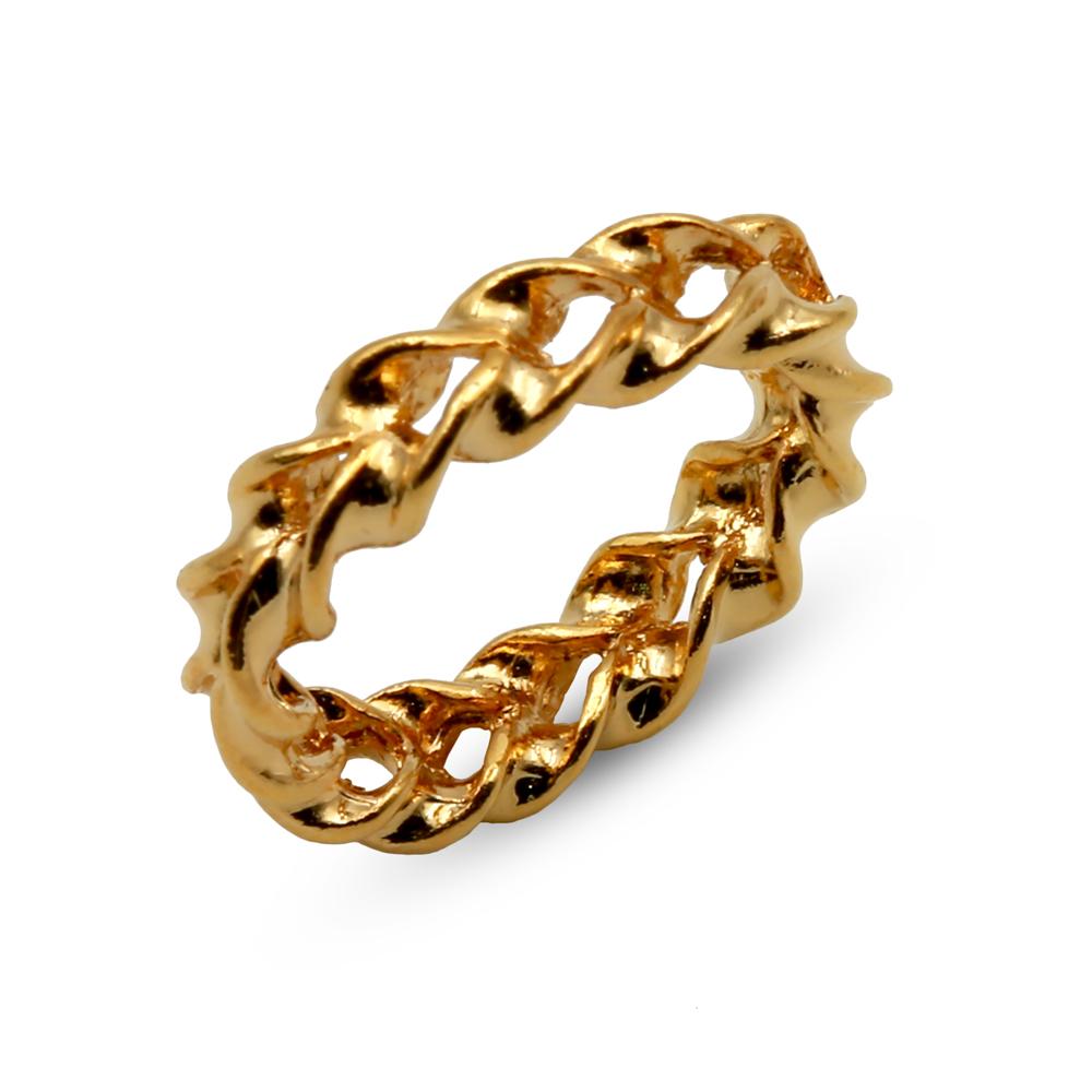 Gold Optical Illusion Ring