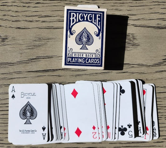Bicycle Miniature 404 Playing Cards - Blue