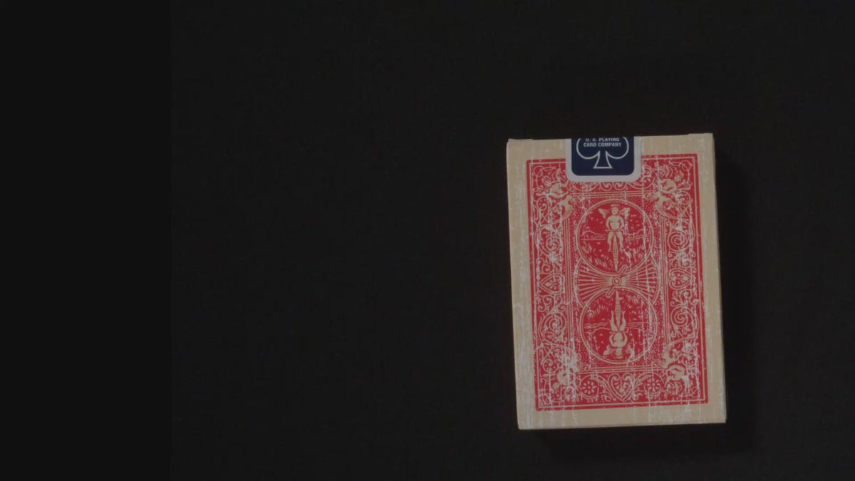 Bicycle Rider Back Faded Red Deck