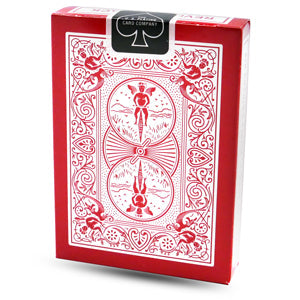 Reversed Back Bicycle Deck - Red